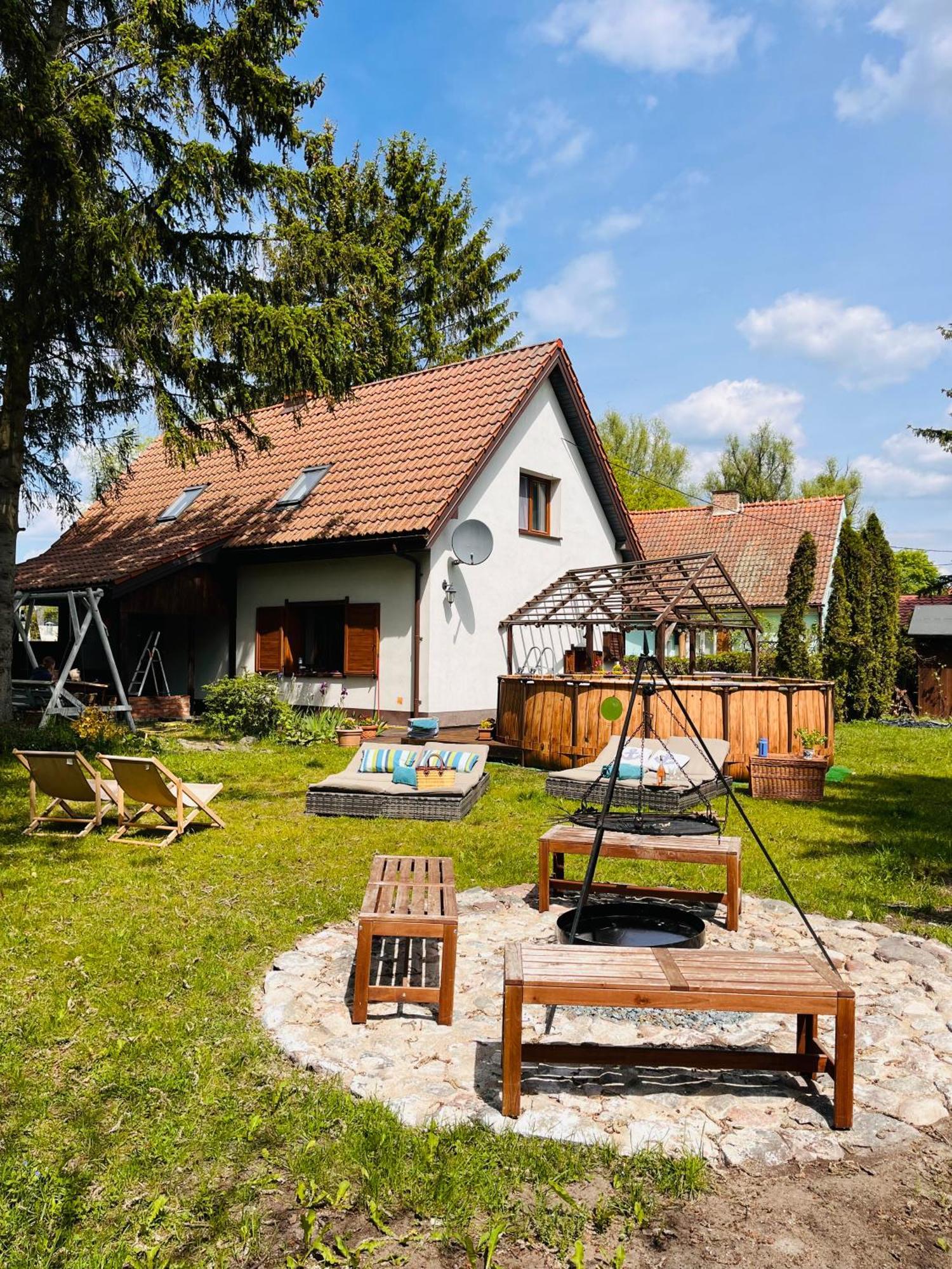 Uroczy Dom Nad Jeziorem Sniardwy Tuz Obok Plazy Nowe Guty Exterior foto